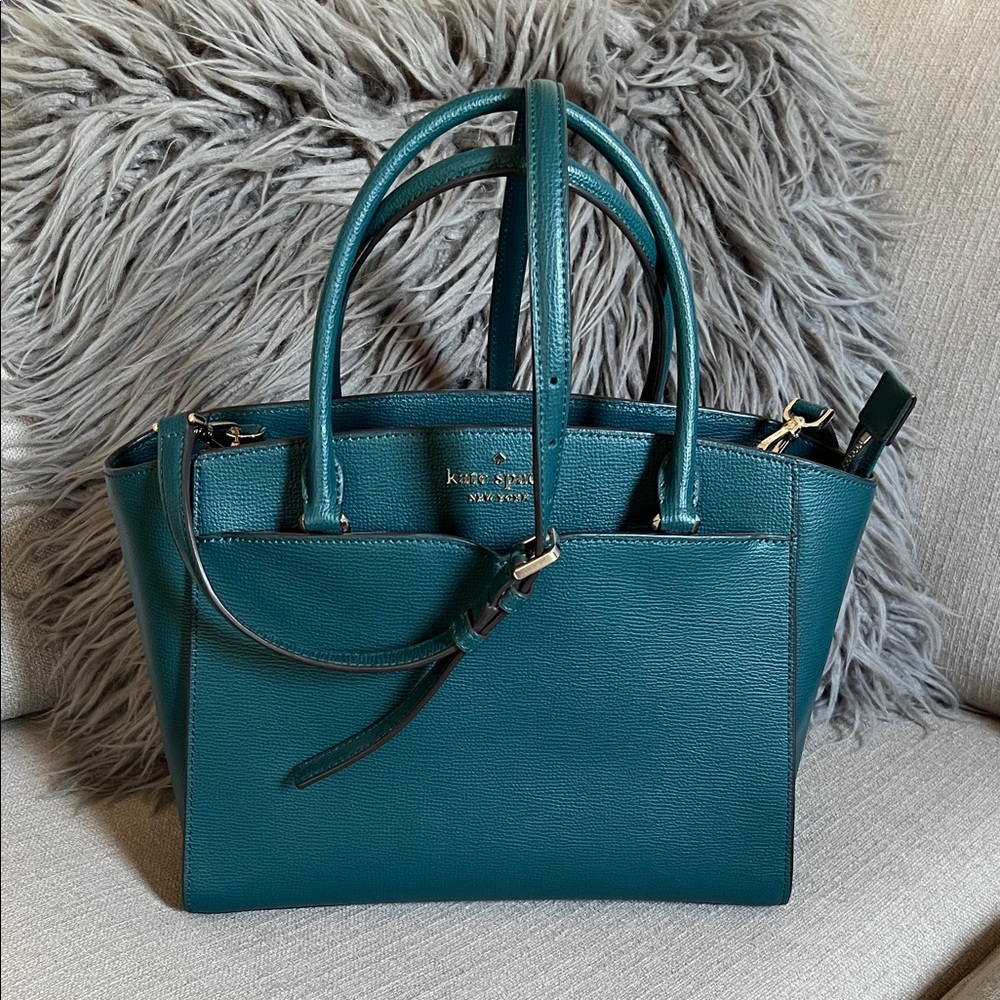 ♠️ Kate Spade Teal Leather Satchel